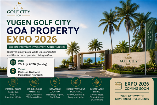 Goa Property Expo 2026 in Delhi | Yugen Golf City by Yugen Infra