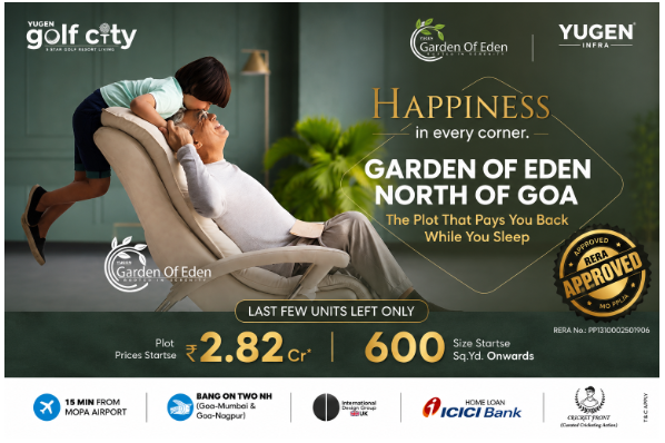  Yugen Golf City Garden of Eden | 600 Sq. Yards Plot in Goa
