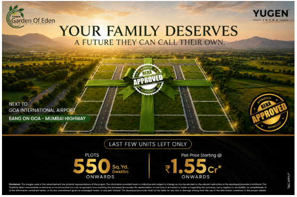  Yugen Golf City 550 Sq. Yards Plot in Goa | Yugen Golf City Garden of Eden